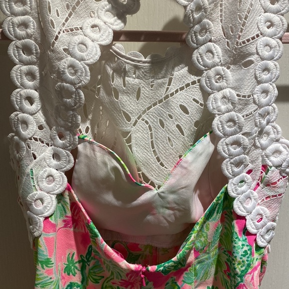 Lilly Pulitzer Sadie romper in rax berry catty shack - Picture 4 of 7